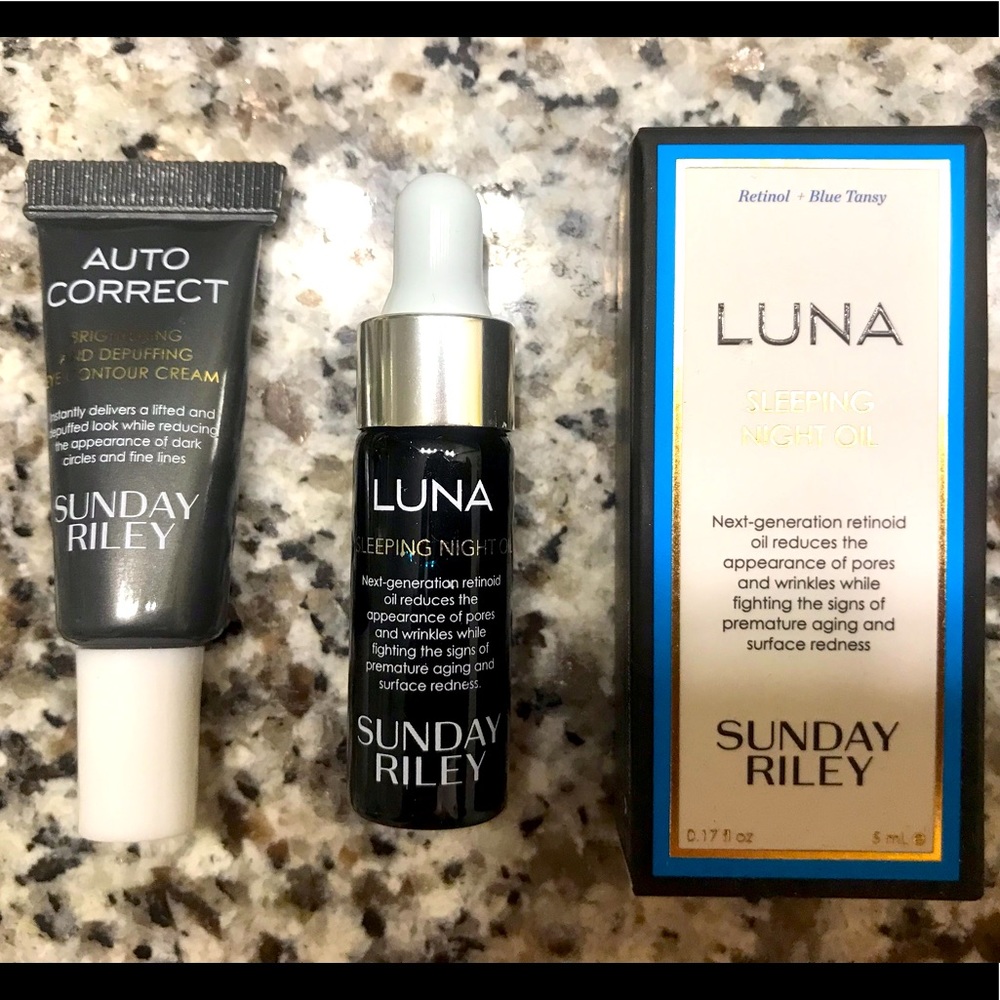 3/$15 Sunday Riley night oil & eye cream